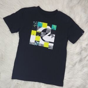 Boys- Quicksilver Black Tee Shirt (size Medium)